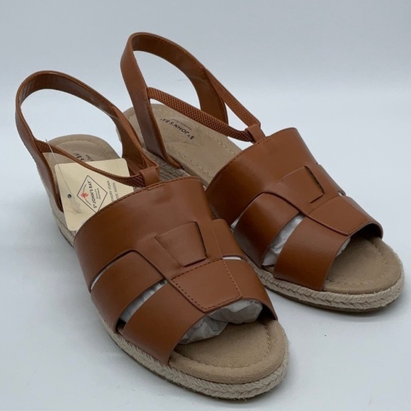 St. John's Bay Shoes - St. John’s Bay Lucy Cognac Wide